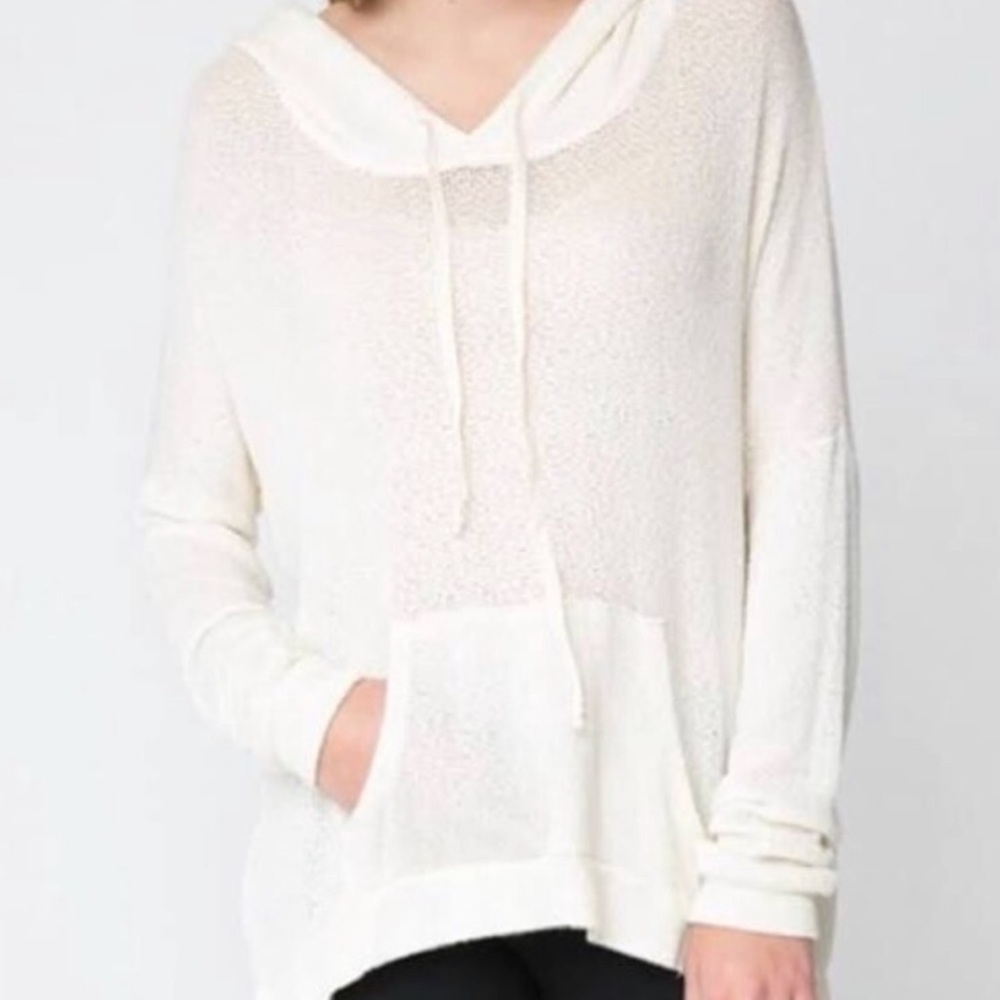 Brandy Melville Cream Hoodie